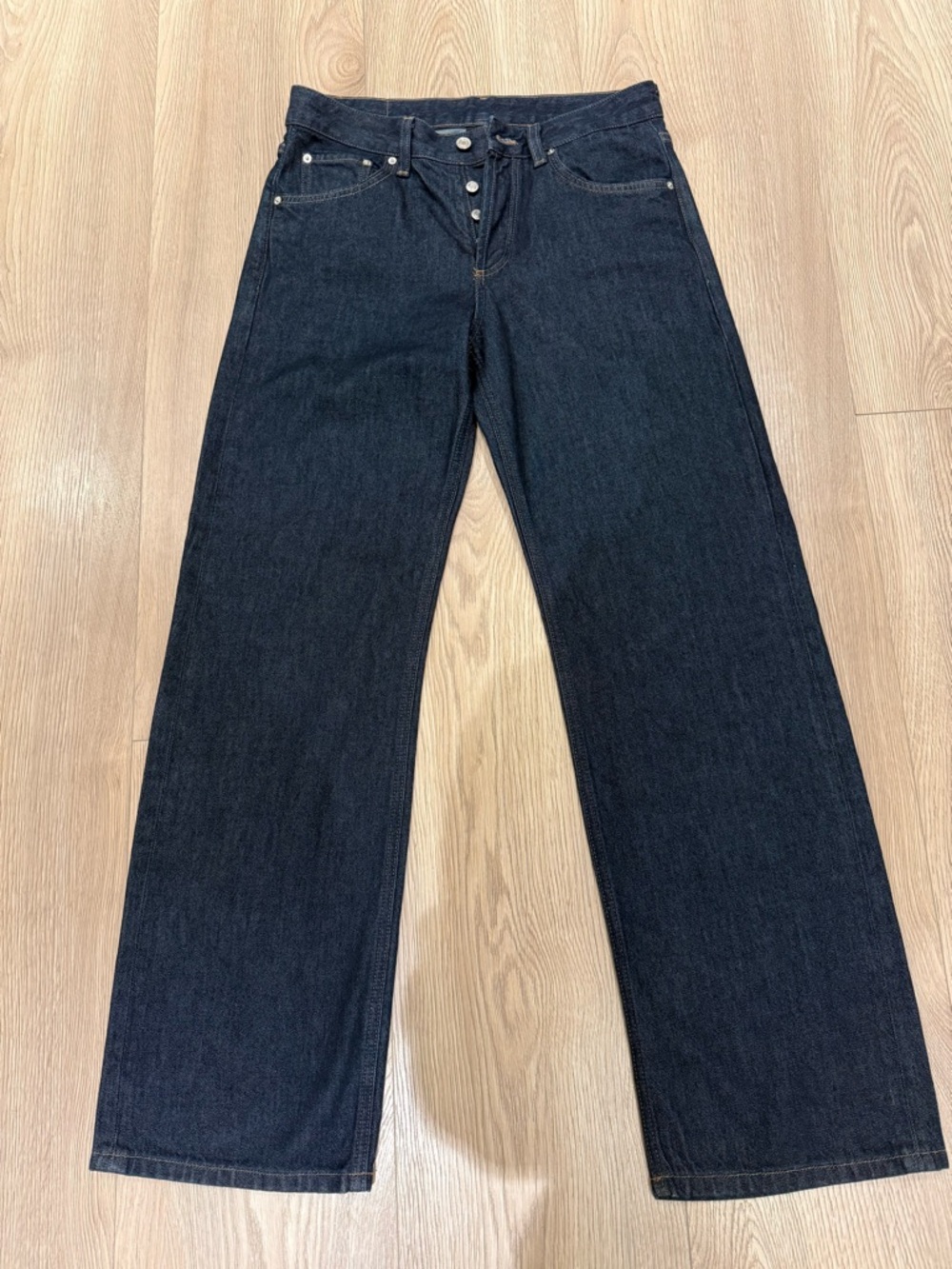 Massimo Dutti Dark Blue Straight Jeans - women’s
